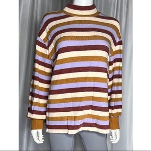 Madewell Striped Balloon Sleeve Top